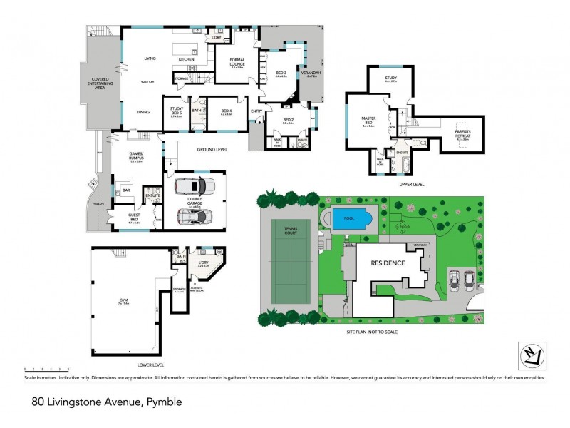 80 Livingstone Avenue, Pymble NSW 2073 Floorplan