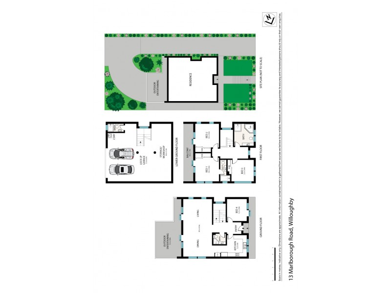 13 Marlborough Road, Willoughby NSW 2068 Floorplan
