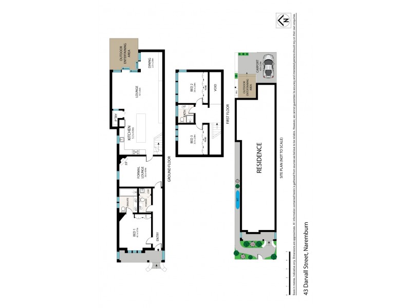 43 Darvall Street, Naremburn NSW 2065 Floorplan