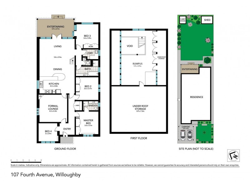 107 Fourth Avenue, Willoughby NSW 2068 Floorplan