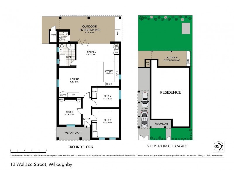12 Wallace Street, Willoughby NSW 2068 Floorplan