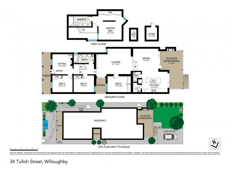 34 Tulloh Street, Willoughby NSW 2068 Floorplan