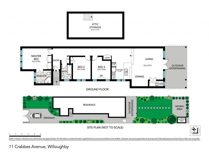 11 Crabbes Avenue, Willoughby NSW 2068 Floorplan