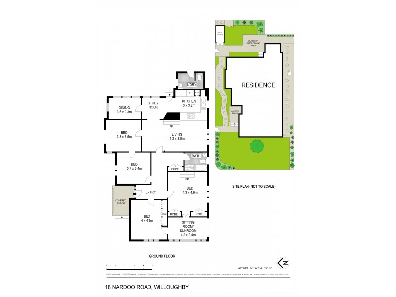 18 Nardoo Road, Willoughby NSW 2068 Floorplan