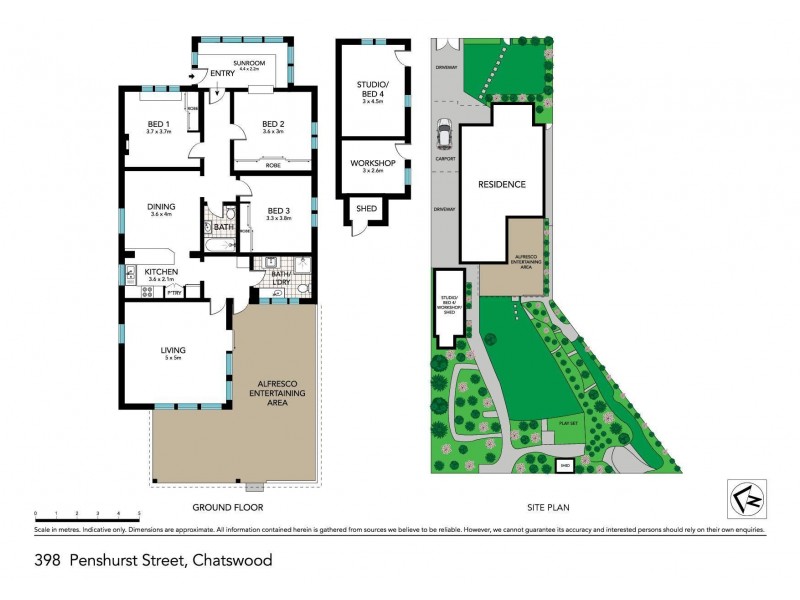 398 Penshurst Street, Chatswood NSW 2067 Floorplan