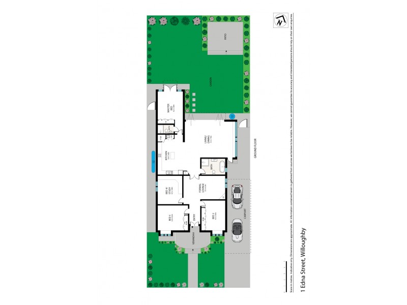 1 Edna Street, Willoughby NSW 2068 Floorplan