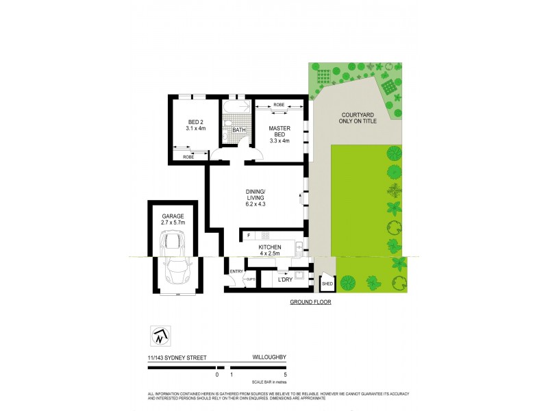 11/143 Sydney Street, Willoughby NSW 2068 Floorplan