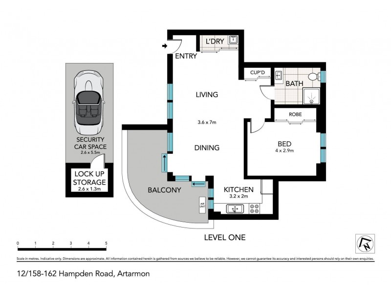 12/158-162 Hampden Road, Artarmon NSW 2064 Floorplan