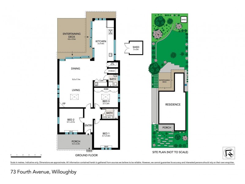 73 Fourth Avenue, Willoughby NSW 2068 Floorplan
