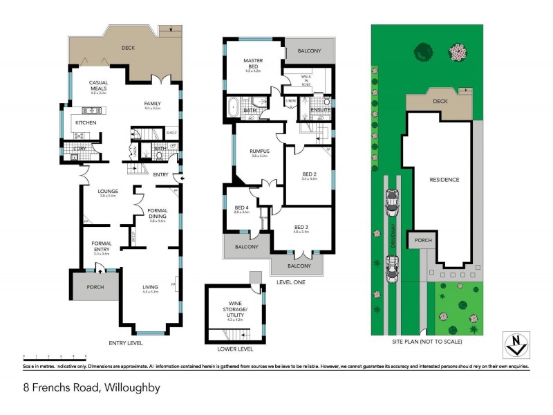8 Frenchs Road, Willoughby NSW 2068 Floorplan