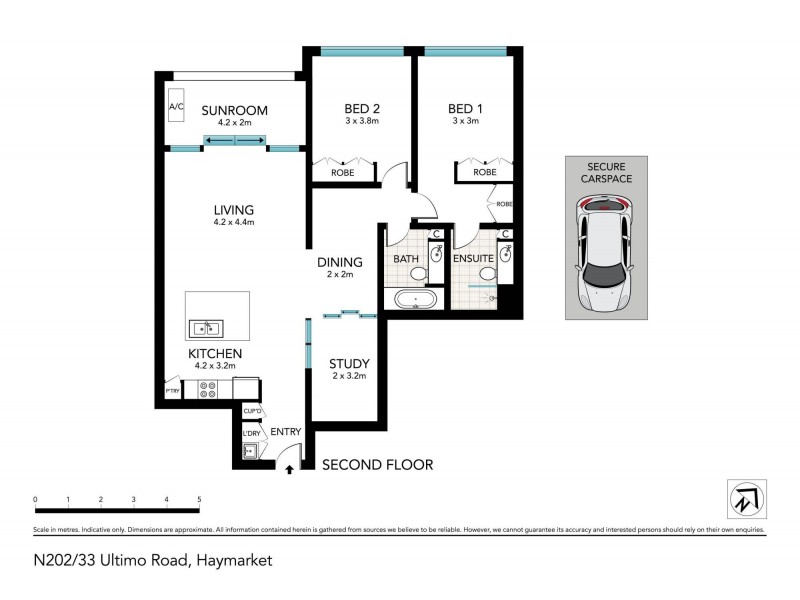 N202/33 Ultimo Road, Haymarket NSW 2000 Floorplan