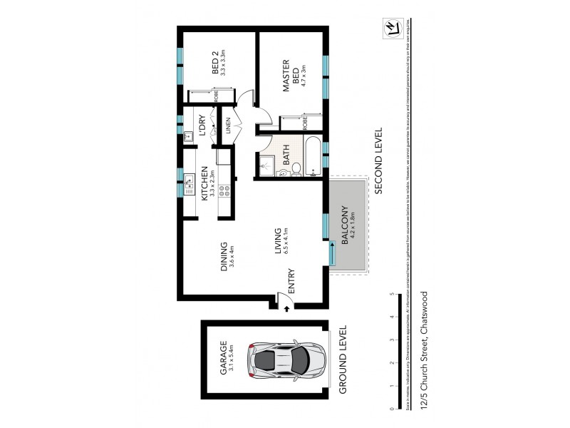 12/5 Church Street, Chatswood NSW 2067 Floorplan