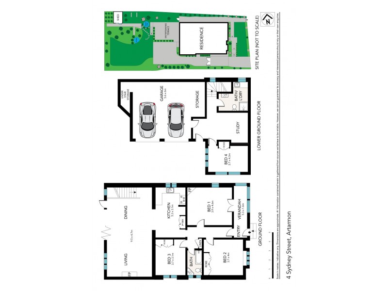 4 Sydney Street, Artarmon NSW 2064 Floorplan