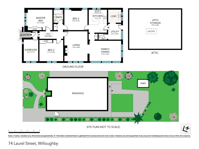 74 Laurel Street, Willoughby NSW 2068 Floorplan