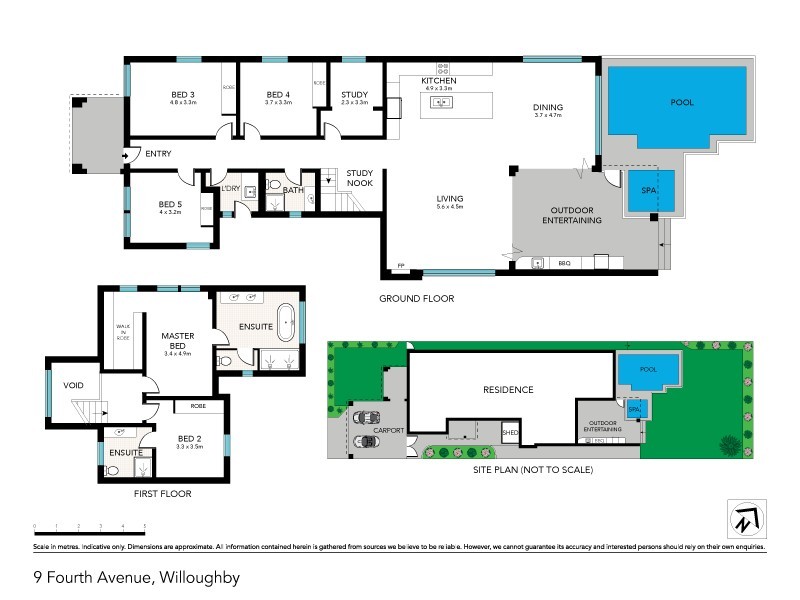 9 Fourth Avenue, Willoughby NSW 2068 Floorplan