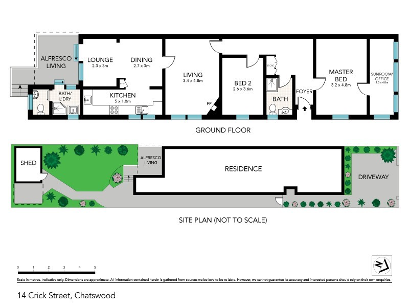 14 Crick Street, Chatswood NSW 2067 Floorplan