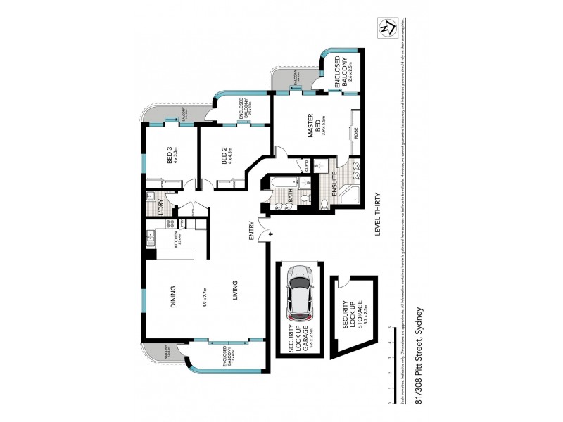 81/308 Pitt Street, Sydney NSW 2000 Floorplan
