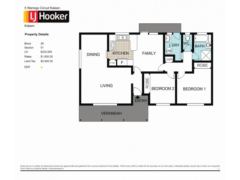 5 Warrego Circuit, Kaleen ACT 2617 Floorplan