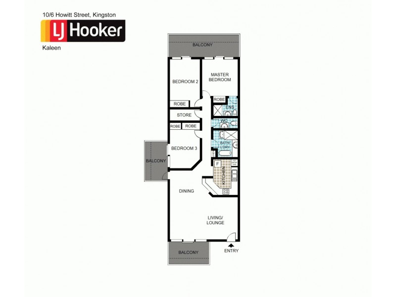 10/6 Howitt Street, Kingston ACT 2604 Floorplan