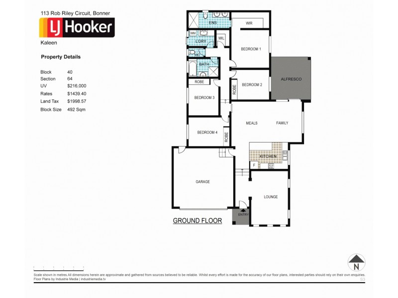 113 Rob Riley Circuit, Bonner ACT 2914 Floorplan