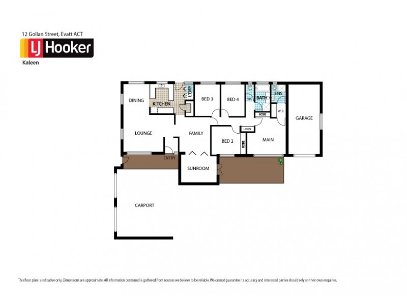 12 Gollan Street, Evatt ACT 2617 Floorplan