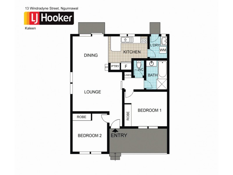 13 Windradyne Street, Ngunnawal ACT 2913 Floorplan