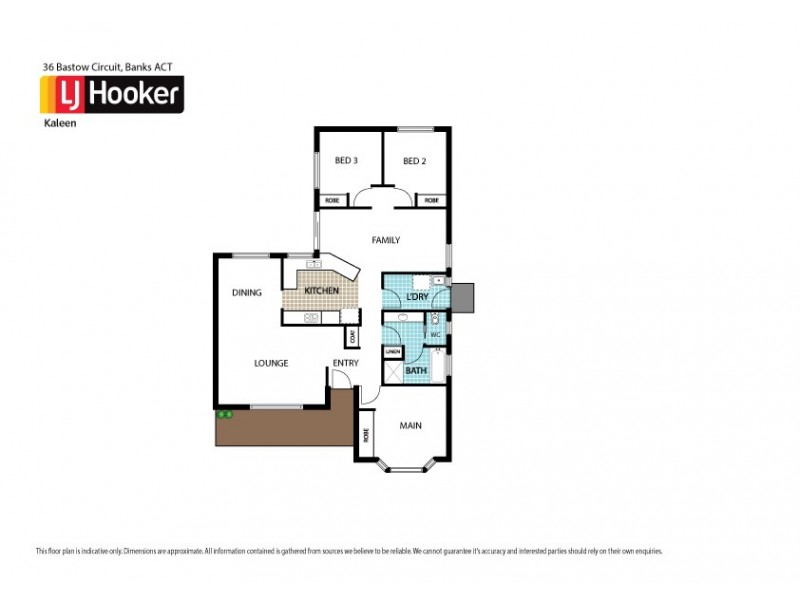 36 Bastow Circuit, Banks ACT 2906 Floorplan