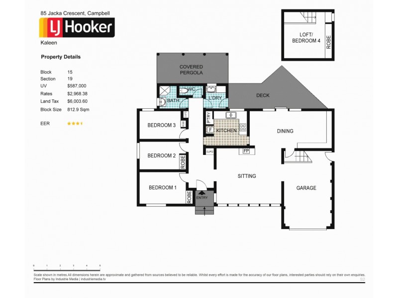 85 Jacka Crescent, Campbell ACT 2612 Floorplan