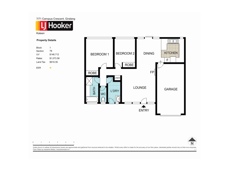7/71 Canopus Crescent, Giralang ACT 2617 Floorplan