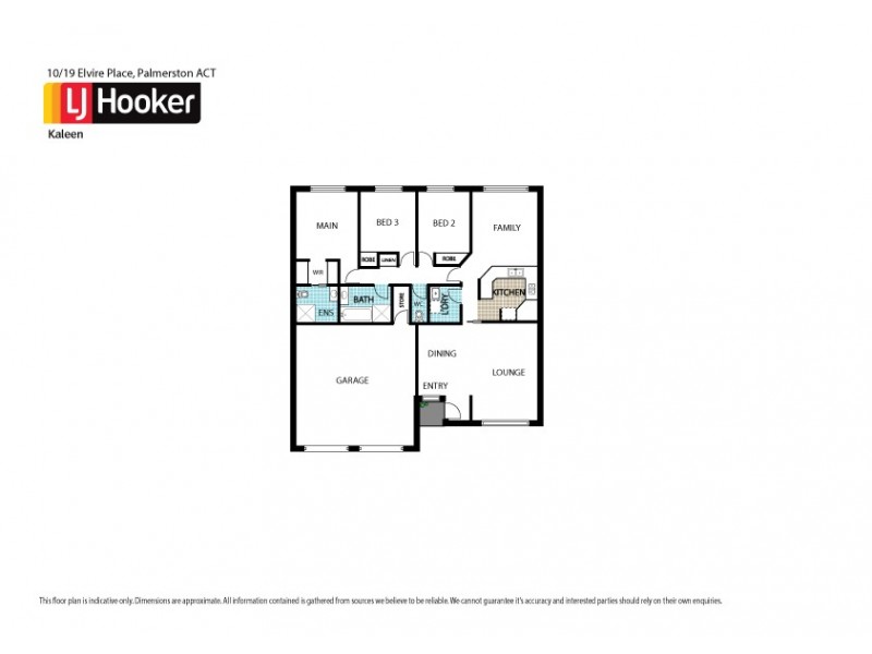 10/19 Elvire Place, Palmerston ACT 2913 Floorplan