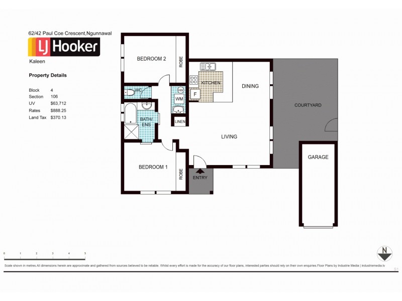 62/42 Paul Coe Crescent, Ngunnawal ACT 2913 Floorplan