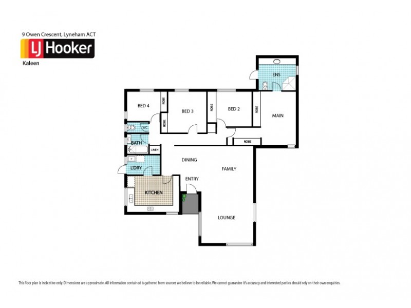 9 Owen Crescent, Lyneham ACT 2602 Floorplan