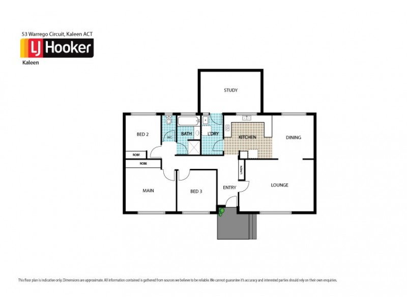 53 Warrego Circuit, Kaleen ACT 2617 Floorplan