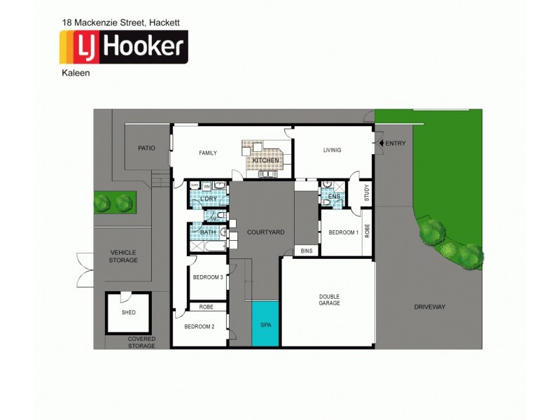 18 Mackenzie Street, Hackett ACT 2602 Floorplan