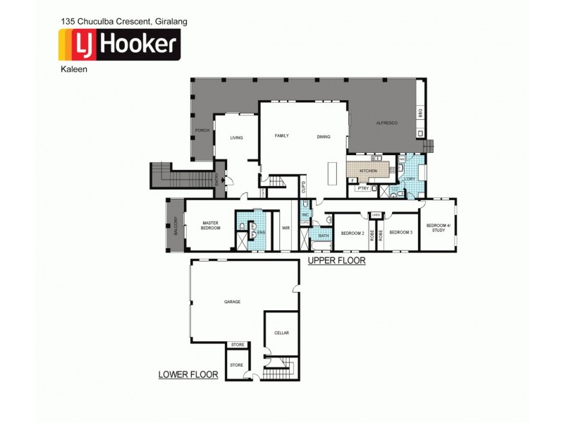 135 Chuculba Crescent, Giralang ACT 2617 Floorplan