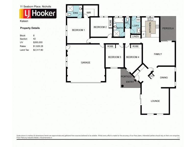 11 Seaborn Place, Nicholls ACT 2913 Floorplan