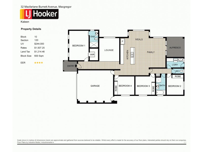 32 Macfarlane Burnett Avenue, Macgregor ACT 2615 Floorplan