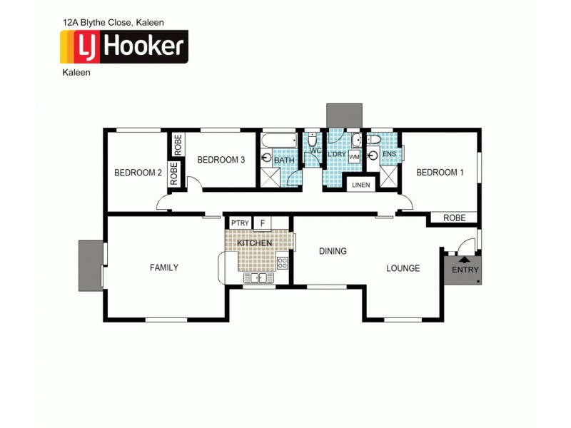 12A Blythe Close, Kaleen ACT 2617 Floorplan