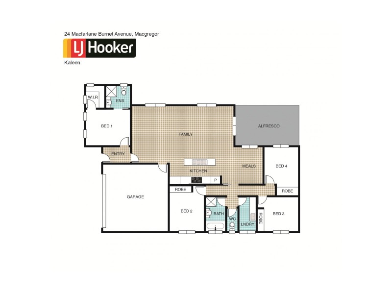 24 Macfarlane Burnet Avenue, Macgregor ACT 2615 Floorplan