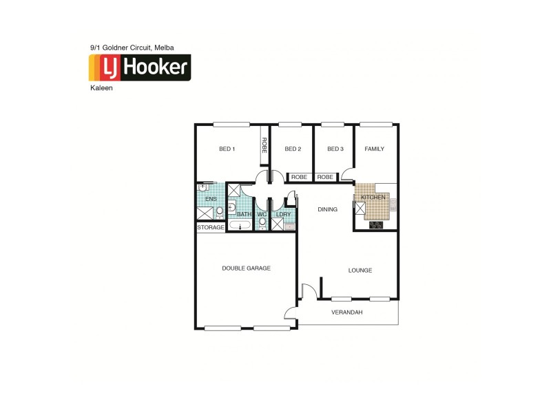 9/1 Goldner Circuit, Melba NSW 2615 Floorplan