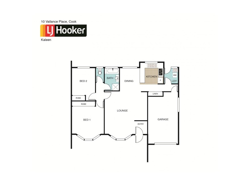 10 Vallance Place, Cook ACT 2614 Floorplan