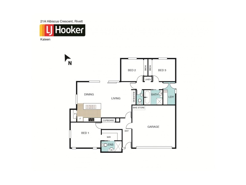 21A Hibiscus Crescent, Rivett ACT 2611 Floorplan