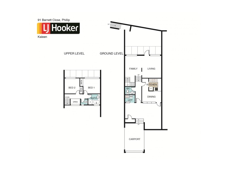 91 Barnett Close, Phillip ACT 2606 Floorplan