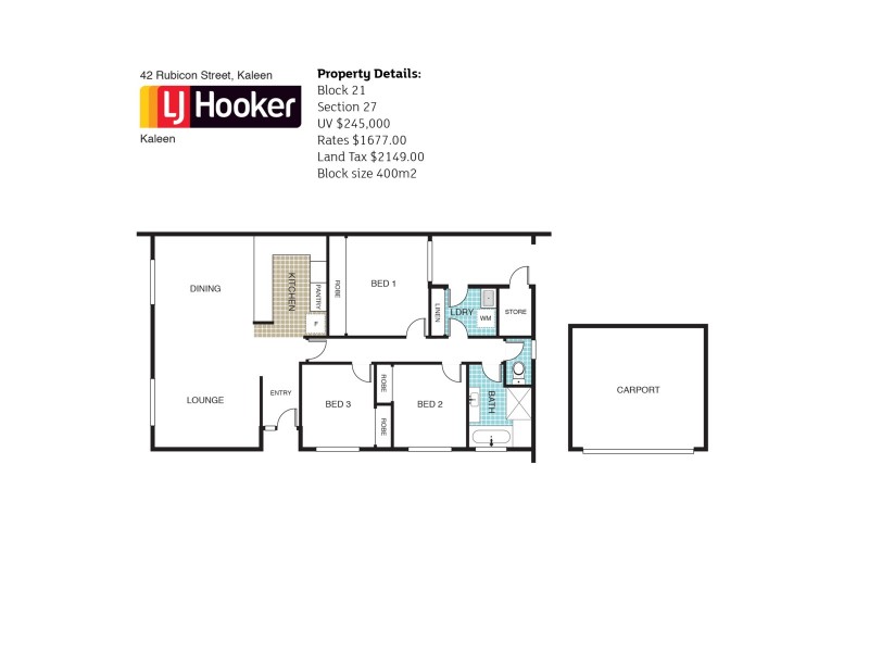 42 Rubicon Street, Kaleen ACT 2617 Floorplan