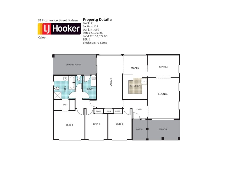33 Fitzmaurice Street, Kaleen ACT 2617 Floorplan
