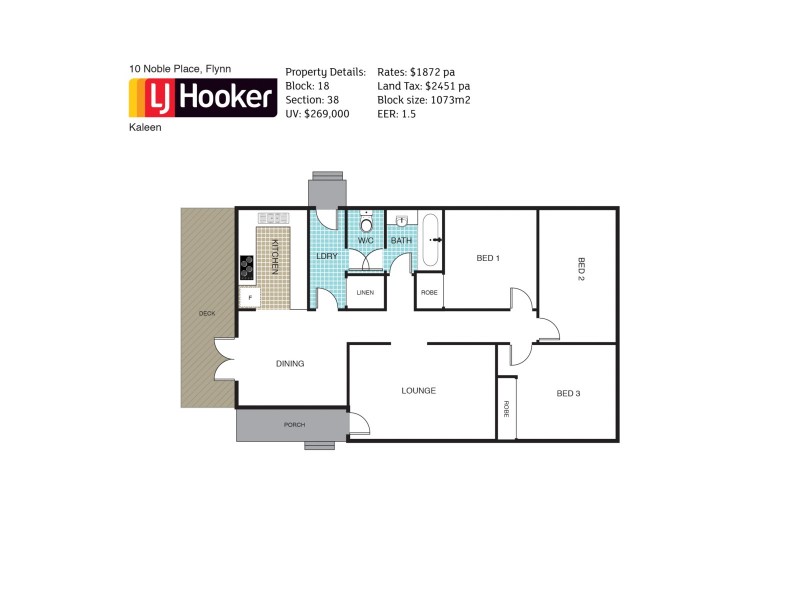 10 Noble Place, Flynn ACT 2615 Floorplan