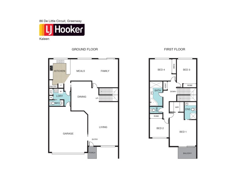 86 De Little Circuit, Greenway ACT 2900 Floorplan