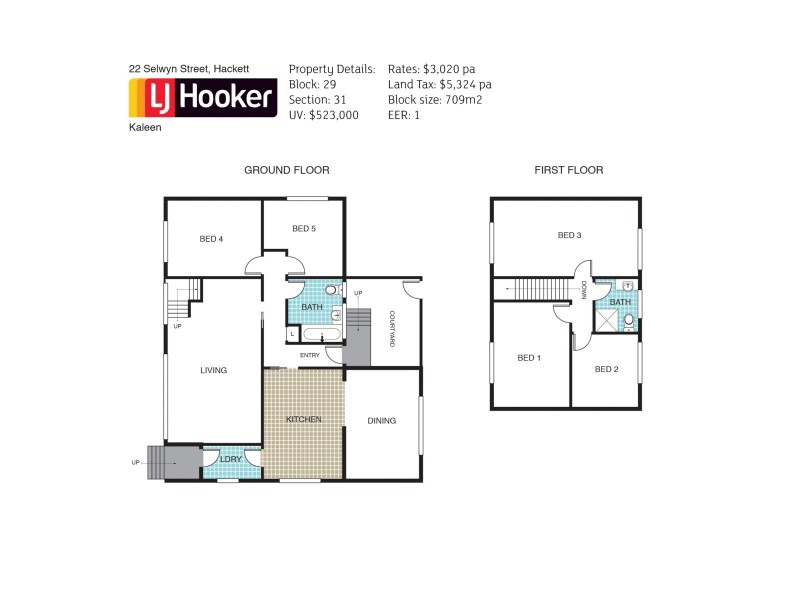 22 Selwyn Street, Hackett ACT 2602 Floorplan