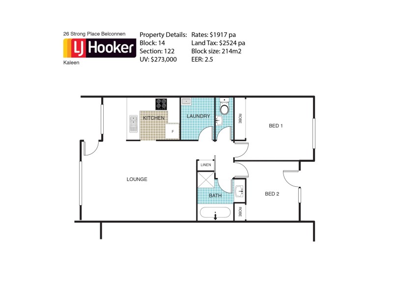 26 Strong Place, Belconnen ACT 2617 Floorplan