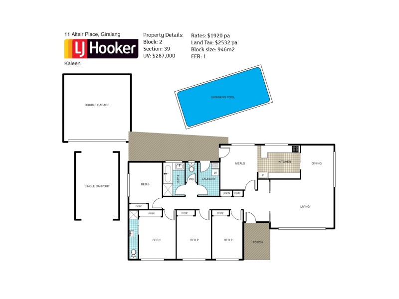 11 Altair Place, Giralang ACT 2617 Floorplan